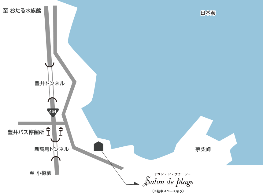 プラージュ周辺の地図